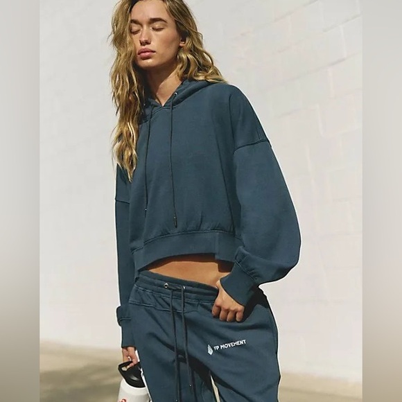 FP Movement by Free People Tops - Free People FP Movement Undefeated Hoodie 
Washed navy blue